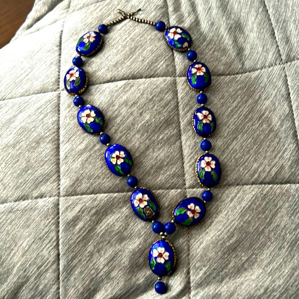 Real silver vintage necklace